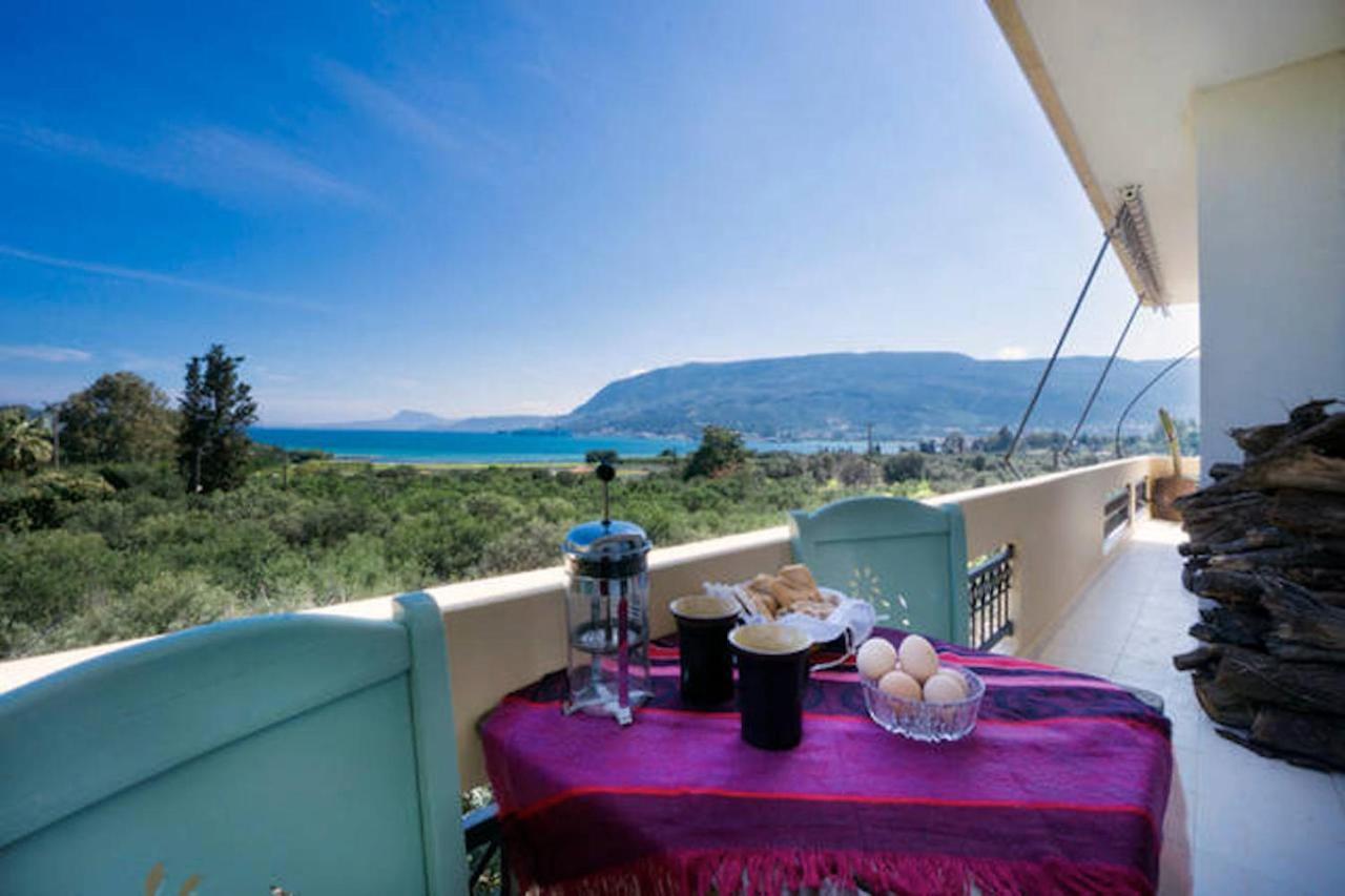 Sea View Penthhouse Apartment Souda Exterior foto